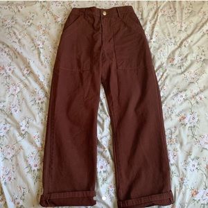 Big Bud Press Fudgecicle Brown Work Pants Sz Small